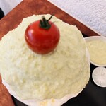 こひる庵 - トマトの大きさ伝わるだろうか