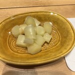 鮨 匠海 - 芽生姜のガリ(酒に合いそう)