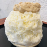 こひる庵 - 味見氷　いちじくあんクリーム　200円