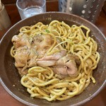 麺屋 くまがい - 混ぜるとこんな見た目です。