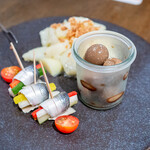 256544196 - 前菜三種盛り