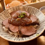 まごころきっちん - エゾシカ肉のステーキ丼