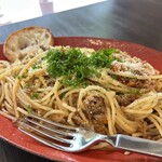 Cafe ローズマリー - 料理写真:鹿肉入りミートソースパスタ