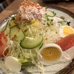 Yakitori no Oogiya Toyama Akae Ten - Colorful Salad with Plenty of Tuna