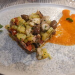Aquila Restaurant  Wine Bar - 蛸のサラダ(16€)