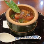 銀座ろくさん亭 - 涼を感じる青竹筒盛