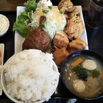 わ楽 - 肉の日プレート定食