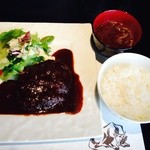 鉄板 松阪屋 - ハンバーグ定食