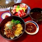 Yakiniku Sempachi Honten - ランチメニュー【ミニビビンバランチ】