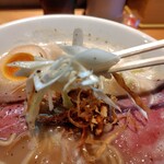 麺家 たけ田 - 白ねぎ