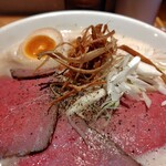 麺家 たけ田 - 特製和牛白湯らぁ麺アップ