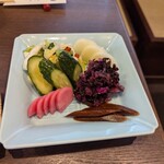 炭焼うな富士 - お漬け物