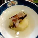 亀戸・養生料理　高の - お芋の和出汁　ご主人からのサービス品