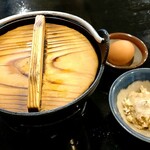 亀戸・養生料理　高の - 玄米とろろご飯と生玉子付き