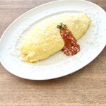 カフェ フオネ - オムライス・自家製ケチャップのチーズトッピング