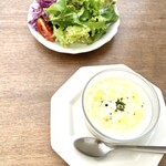 カフェ フオネ - 夏季限定・ヴィシソワーズ＆サラダ