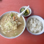 思い出 - 味噌ラーメンとライス