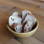 八郷蒸溜所 ビジターセンター - 天然酵母パンの盛り合わせ