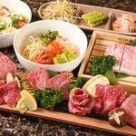 忍者焼肉 - A5ランク伊賀牛、忍者焼肉満腹セット