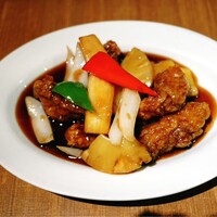 中国薬膳料理 星福 - 黒酢の酢豚