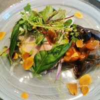 La Brianza - 岩中ポークの自家製ハム　茄子のカポナータ　