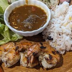 come in家fe maze maze  - カレー・ガーリックシュリンプ♪