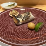 鮨 urag - 焼き物 マナガツオ炭火焼き