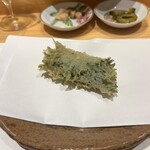 鮨 urag - 天ぷら　うなぎの紫蘇巻き天ぷら