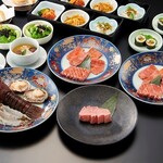 食道園 - 黒毛和牛と磯焼コース