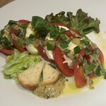 イタリア料理を食べに行こう - 一皿目【モッツァレラとトマトのサラダ】