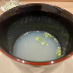 鮨 みずかみ  - ほっき貝のお出汁って美味しいですね。