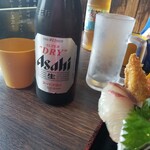 塩湯 - これじゃなくちゃ‼️もちろん生ビールもありました