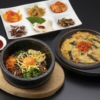 石焼ピビンパと海鮮チヂミランチ