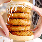 ロッテリア - エビツリーバーガー5段