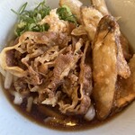 しん田 - 肉ごぼうぶっかけ（冷）920円