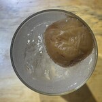 食事処 まえ田 -  梅サワー　500円（税込）