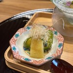 鮨 くまくら - 新物数の子と万願寺とうがらし