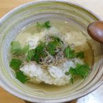 まる山 - じゃこの茶漬けのアップ