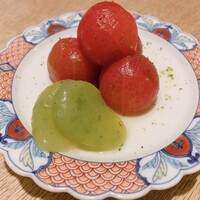 鞍馬口 寿星 - 冷やしトマトおひたし