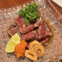 島之内 一陽 - 和牛ランプの肉たたき