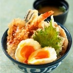 天じゅ - 料理写真:半熟玉子天丼