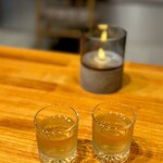 コムトゥヴ - サービスで特別なお茶をいただきました！