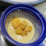 割烹 むら山 - コーンの擦り流しの冷やし茶碗蒸し