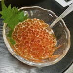 割烹 むら山 - 自家製イクラの醤油漬け