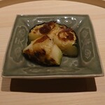 温石 - 長時間じっくり焼いたズッキーニ､玉葱醤油漬け