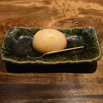 温石 - 日川桃に浜防風の密