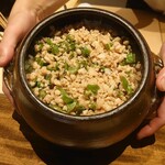 温石 - 鱧と甘唐辛子ご飯