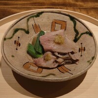 温石 - 長崎県島原市舞豚のしゃぶしゃぶ､清水区折戸茄子とおくらに実山椒醤油