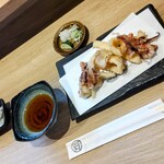 江戸そば マルノ - 旬の天ぷら 真イカ