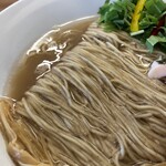 めん処 きよ洲 - 麺は通常のふすま入り細麺！ザグもち食感が美味しい！